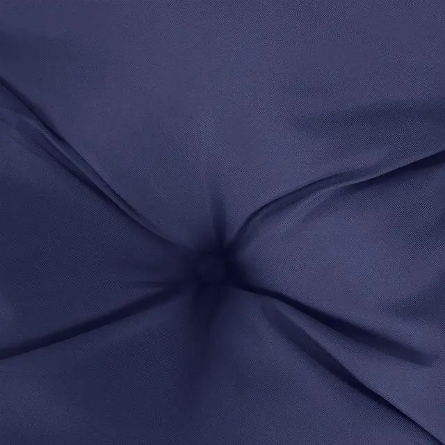 Alt view image 6 of 7 - vidaXL Garden Bench Cushion Set of 2 Navy Blue Oxford fabric