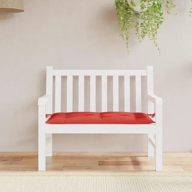 Main image of vidaXL Garden Bench Cushion Red Oxford fabric (100% polyester)