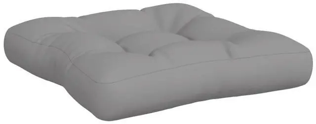 Alt view image 6 of 7 - vidaXL Pallet Cushion Set of 3 Grey 100% polyester