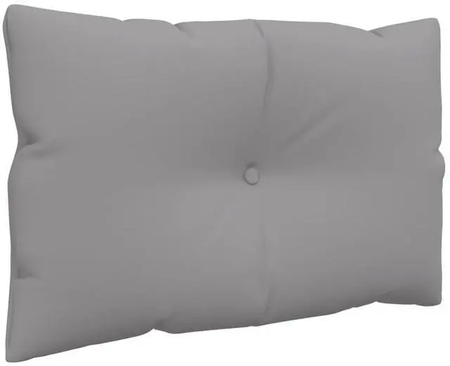 Alt view image 7 of 7 - vidaXL Pallet Cushion Set of 3 Grey 100% polyester
