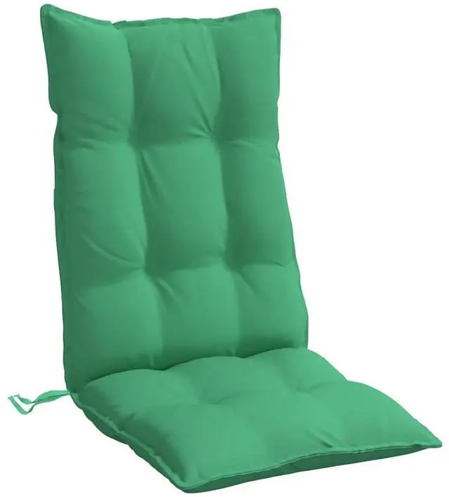 Alt view image 5 of 7 - vidaXL Highback Chair Cushion Set of 4 Green