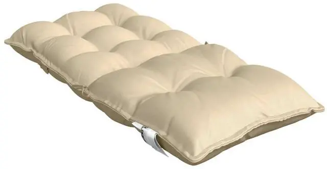 Alt view image 6 of 7 - vidaXL Lowback Chair Cushion Set of 2 Beige