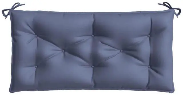 Alt view image 2 of 7 - vidaXL Garden Bench Cushion Navy Blue Oxford fabric (100% polyester)