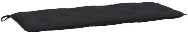Alt view image 2 of 7 - vidaXL Garden Bench Cushion Non-slip Outdoor Seat Pad Black Oxford Fabric