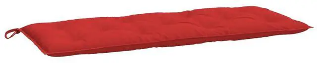 Alt view image 2 of 7 - vidaXL Garden Bench Cushion Seat Pad Outdoor Living Room Red Oxford Fabric