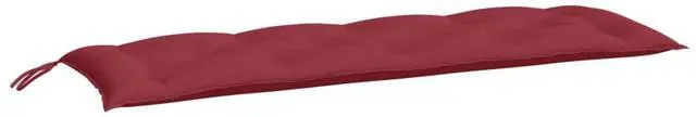 Alt view image 2 of 7 - vidaXL Garden Bench Cushion Wine red Oxford fabric (100% polyester)