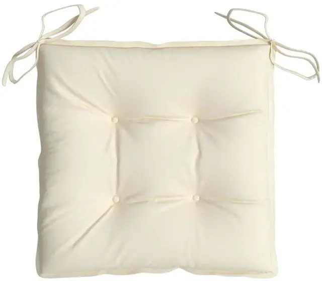 Alt view image 6 of 7 - vidaXL Chair Cushion Set of 6 Cream white Oxford fabric 15.7x15.7 in