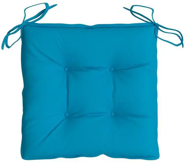 Alt view image 6 of 7 - vidaXL Chair Cushion Set of 6 Light Blue Oxford Fabric (100% Polyester)