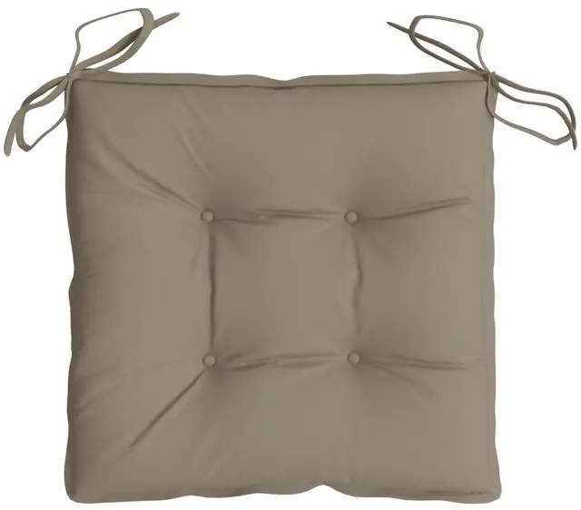 Alt view image 6 of 7 - vidaXL Chair Cushion Set of 6 Taupe Oxford fabric 15.7x15.7 in