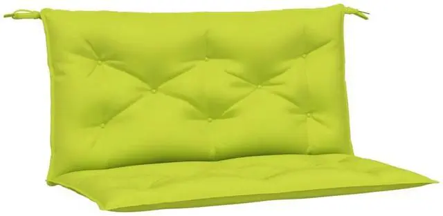 Alt view image 2 of 7 - vidaXL Garden Bench Cushion Set of 2 Bright green