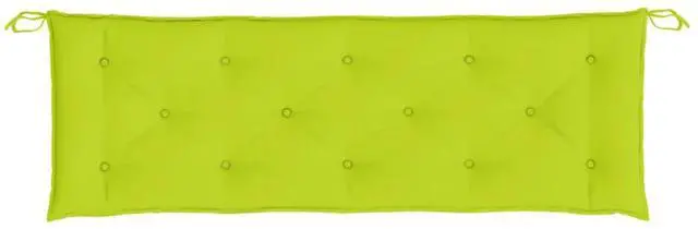 Alt view image 6 of 7 - vidaXL Garden Bench Cushions Outdoor Seat Pad 2 Pcs Bright Green Oxford Fabric