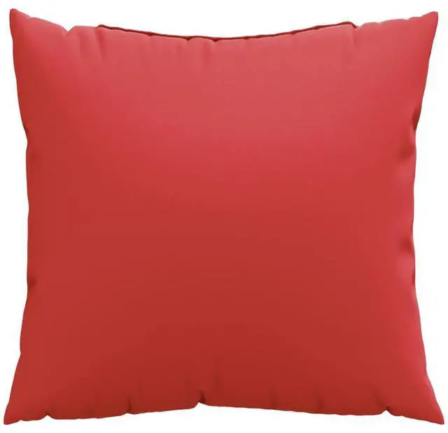 Alt view image 3 of 7 - vidaXL Sofa Cushion Set of 4 Red Fabric (100% polyester) 23.6 x 23.6 in