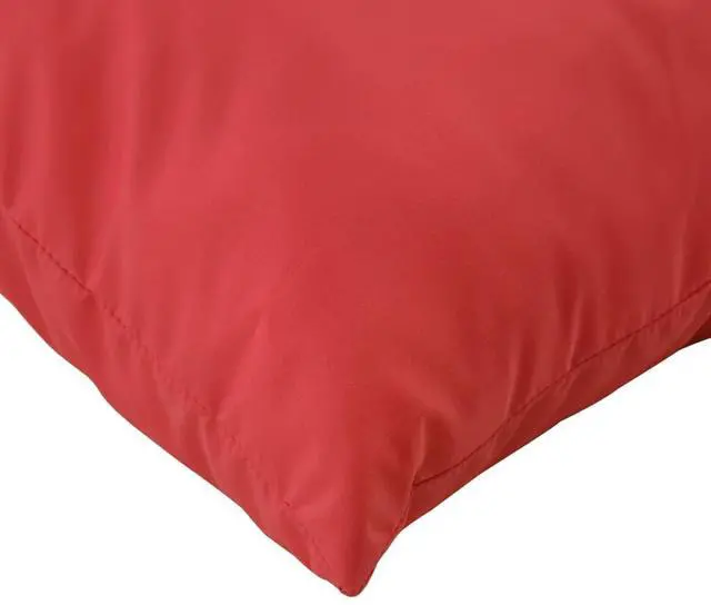 Alt view image 6 of 7 - vidaXL Sofa Cushion Set of 4 Red Fabric (100% polyester) 23.6 x 23.6 in