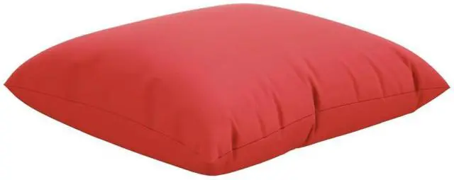 Alt view image 5 of 7 - vidaXL Sofa Cushion Set of 4 Red Fabric (100% polyester) 23.6 x 23.6 in