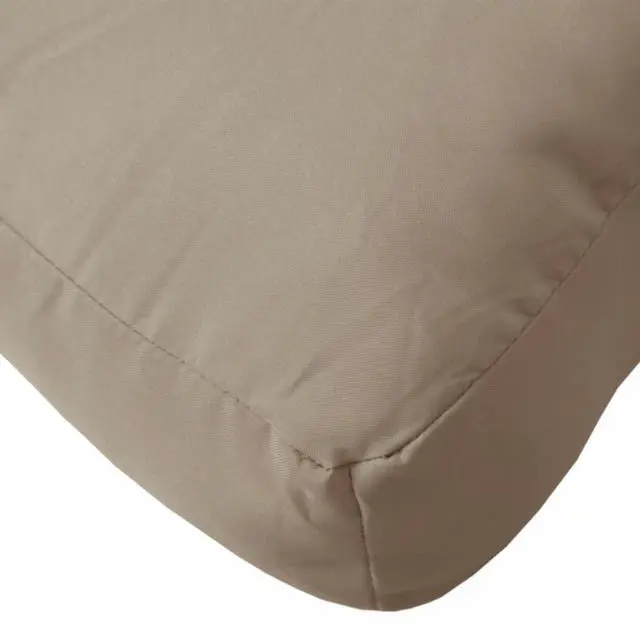 Alt view image 7 of 7 - vidaXL Pallet Cushion Taupe 100% polyester Medium UV-resistant materials