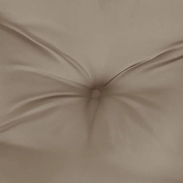 Alt view image 7 of 7 - vidaXL Pallet Cushion Set of 2 Taupe 100% polyester 23.6 x 24.2 x 3.9 in