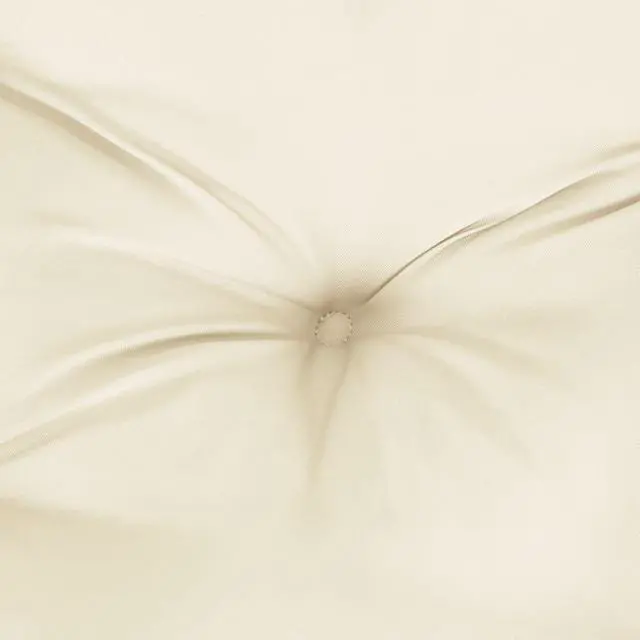 Alt view image 7 of 7 - vidaXL Pallet Cushion Cream Polyester 19.7 in x 19.7 in