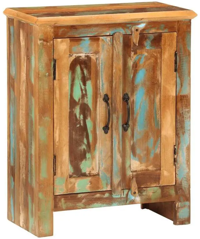 Alt view image 6 of 7 - vidaXL Sideboard Mixed Color Reclaimed wood Medium Sideboard