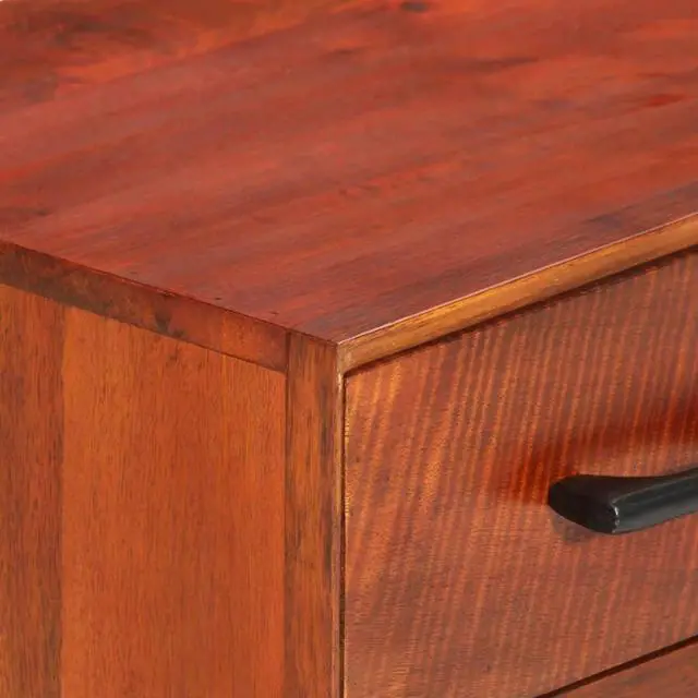 Alt view image 14 of 16 - vidaXL Sideboard 43.3"x11.8"x23.2" Solid Wood Mango