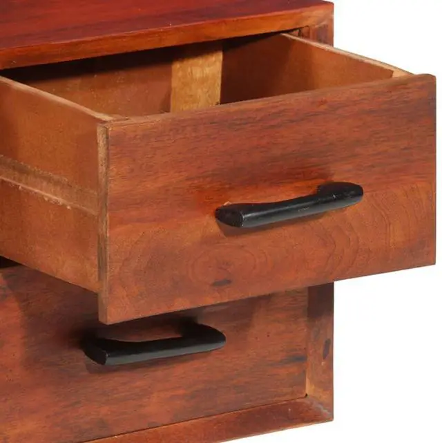 Alt view image 15 of 16 - vidaXL Sideboard 43.3"x11.8"x23.2" Solid Wood Mango