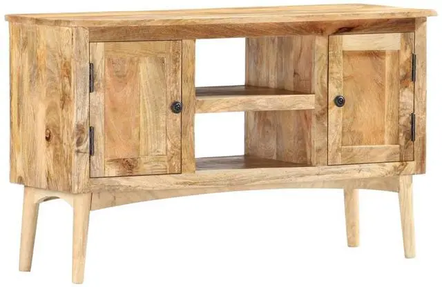 Alt view image 13 of 15 - vidaXL Sideboard 39.4"x13.8"x23.6" Solid Mango Wood