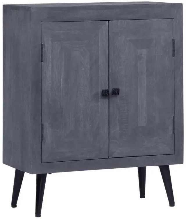 Alt view image 12 of 14 - vidaXL Sideboard Solid Mango Wood 23.6"x11.8"x29.9"