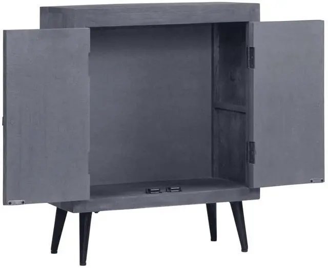 Alt view image 13 of 14 - vidaXL Sideboard Solid Mango Wood 23.6"x11.8"x29.9"