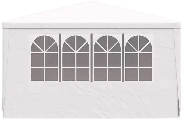 Alt view image 5 of 7 - vidaXL Party Tent Outdoor Canopy Tent Professional Gazebo with Sidewalls White