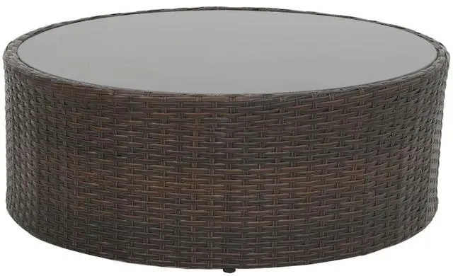 Alt view image 4 of 5 - vidaXL Patio Sofa Set Set of 7 Brown and cream white