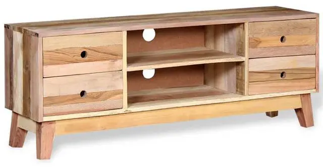 Alt view image 10 of 15 - vidaXL TV Cabinet Solid Reclaimed Wood