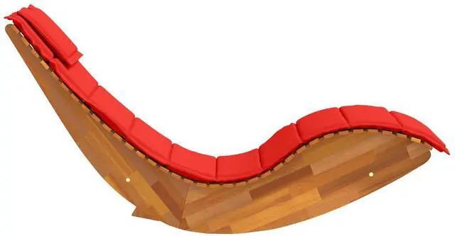 Alt view image 5 of 6 - vidaXL Sun Lounger 2 pcs Brown 60 x 154 x 74cm Solid Acacia wood