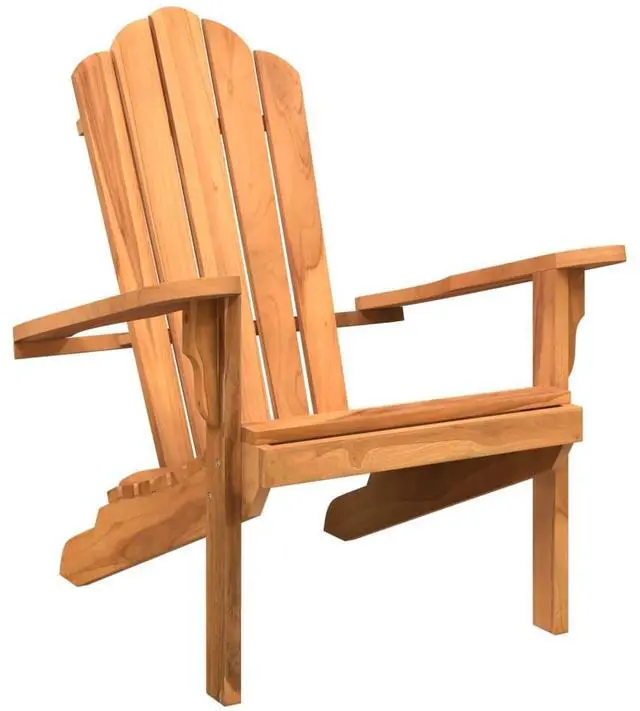Alt view image 2 of 7 - vidaXL Garden Adirondack Chair Teak Solid teak wood Medium Durable