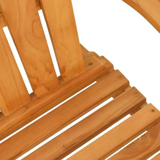 Alt view image 7 of 7 - vidaXL Garden Adirondack Chair Teak Solid teak wood Medium Durable