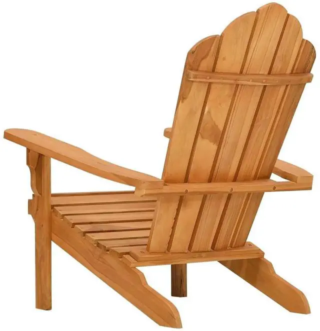 Alt view image 6 of 7 - vidaXL Garden Adirondack Chair Teak Solid teak wood Medium Durable