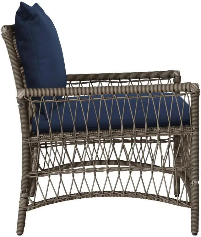 Alt view image 2 of 4 - vidaXL Garden Chair Gray 60 x 70 x 78cm poly rattan
