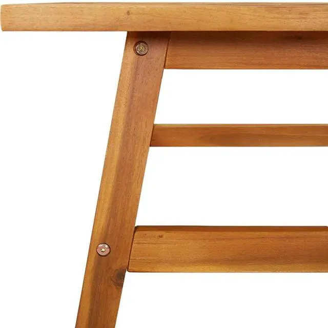 Alt view image 6 of 7 - vidaXL Garden Lounge Set Natural wood Solid acacia wood with an oiled finish