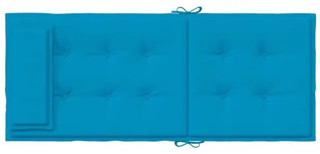 Alt view image 7 of 7 - vidaXL Chair Cushion 2 Pcs Backrest Pillow Seat Pad Light Blue Oxford Fabric