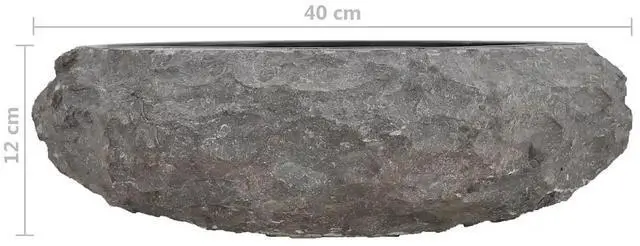 Alt view image 13 of 16 - vidaXL Sink 15.7"x4.7" Marble Black