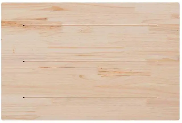 Alt view image 7 of 7 - vidaXL Table Top Set of 3 Natural Pine Solid Pine Wood Medium Durable