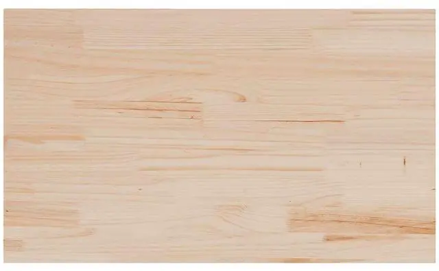 Alt view image 3 of 7 - vidaXL Table Top Set of 3 Natural Pine Solid Pine Wood Medium Simple