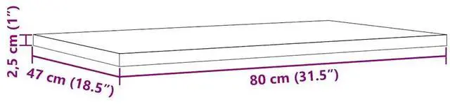 Alt view image 4 of 7 - vidaXL Table Top Set of 3 Natural Pine Solid Pine Wood Medium Simple