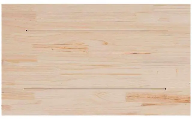 Alt view image 7 of 7 - vidaXL Table Top Set of 3 Natural Pine Solid Pine Wood Medium Simple