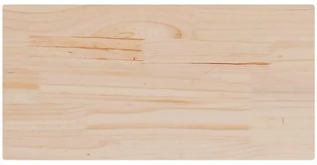 Alt view image 3 of 7 - vidaXL Table Top Set of 4 Natural Wood Solid Pine Wood