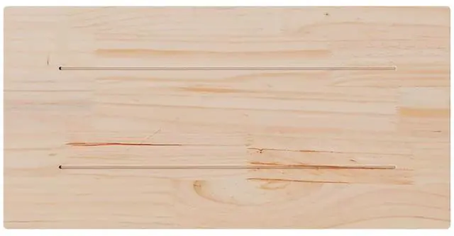 Alt view image 7 of 7 - vidaXL Table Top Set of 4 Natural Wood Solid Pine Wood