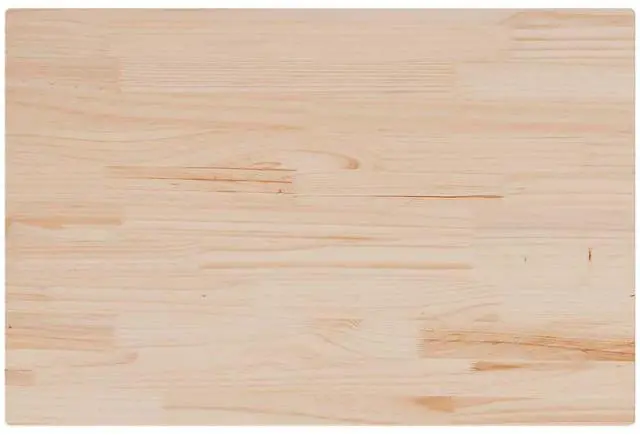 Alt view image 3 of 7 - vidaXL Table Top Set of 3 Natural Wood Solid pine wood 31.5 x 20.9 in