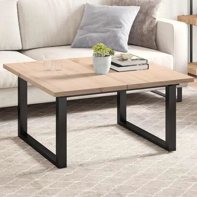 Main image of vidaXL Table Top Set of 2 Natural Solid pine wood Medium Durable