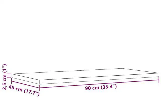 Alt view image 4 of 7 - vidaXL Table Top Set of 2 Natural Solid pine wood Medium Durable