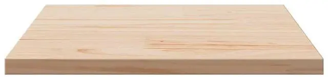 Alt view image 5 of 7 - vidaXL Table Top Natural Pine Solid Pine Wood 19.7 in Durable
