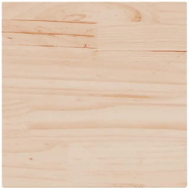 Alt view image 2 of 7 - vidaXL Table Top Natural Pine Wood Solid Pine Wood 16 x 16 in Durable