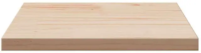 Alt view image 5 of 7 - vidaXL Table Top Natural Pine Wood Solid Pine Wood 16 x 16 in Durable
